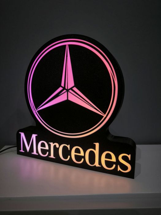 Logo Mercedes Led RGB