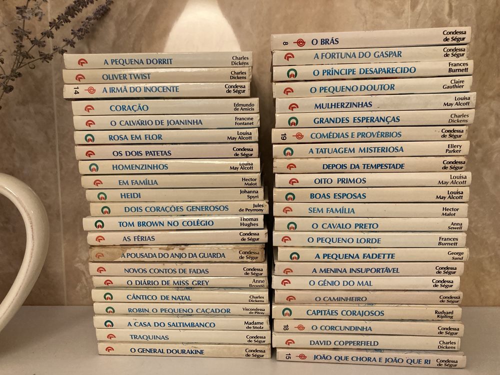 Conjunto de 36 livros Condessa Segur e outros ( portes incluidos)