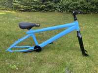 rama rower BMX zestaw mostek+korby+widelec+mostek