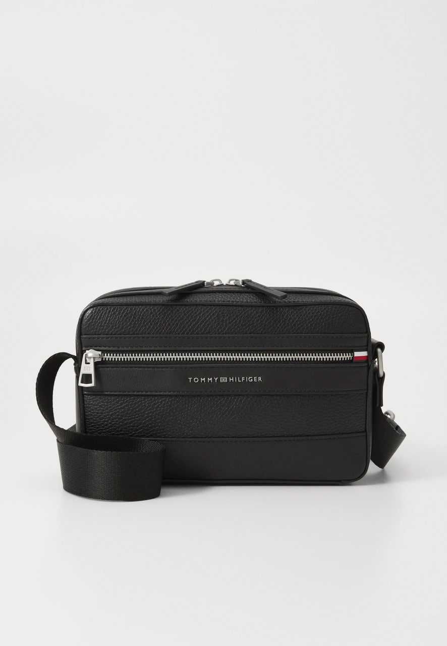 100% ОРИГИНАЛ Tommy Hilfiger zip crossbody мужская черная сумка