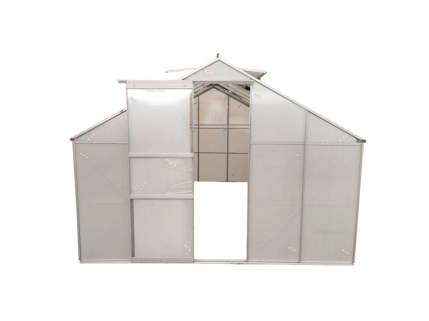 SZKLARNIA OGRODOWA z fundamentem poliwęglan 4mm 4,9x2,8m 13,7m2 5x8