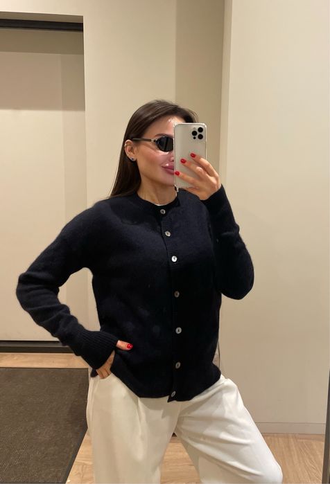 100% кашемір кардиган M/L/Onesize cos стиль old money