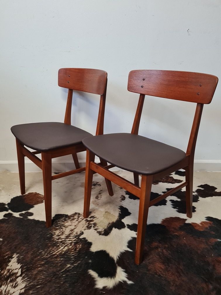 Krzesło tekowe,vintage,duński design,Dania lata 60,mid-century.