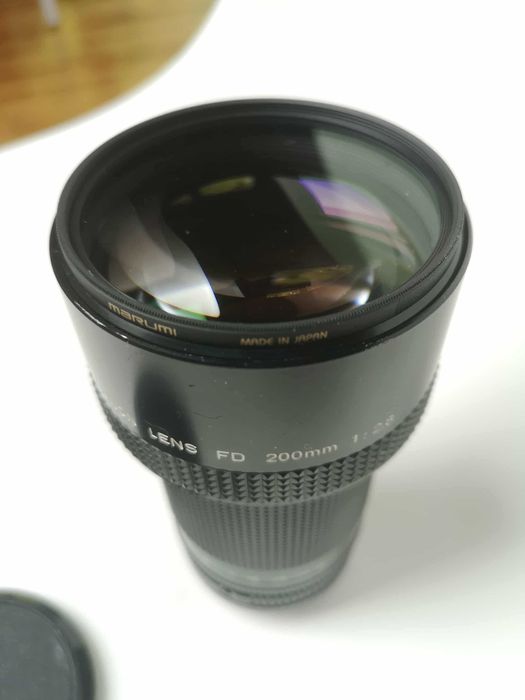Canon 50/1.4 , Sonnar 200/2.8 ...i inne Fd