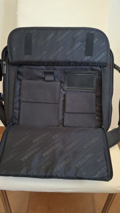 Bolsa para portátil preta, marca Toshiba de alta qualidade