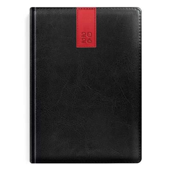 2026 kalendarz A4 dzienny terminarz z registrami w ekoskórze