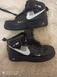 Зимние кроссовки высокое Nike Air Force Utility Winter Black Найк