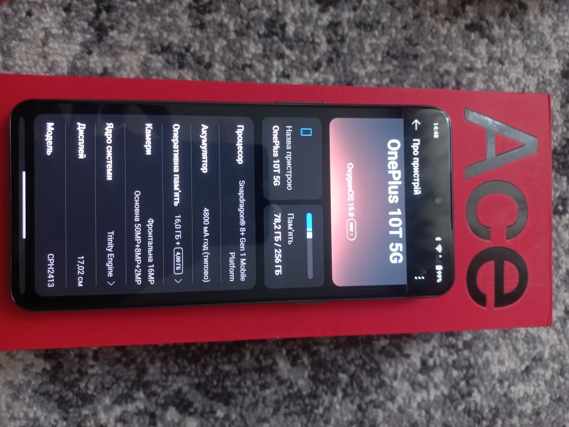 OnePlas 10T 5G .