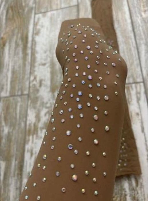 Стильні високі носки гетри панчохи в стразах каміннях. є нюанс.