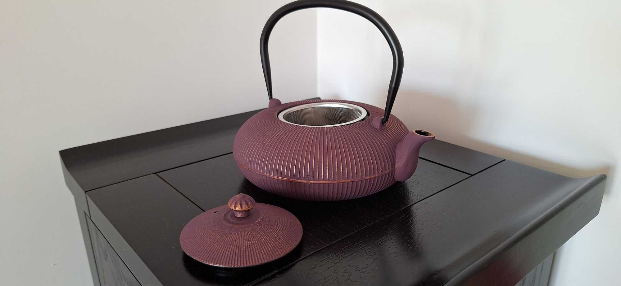 NOWY dzbanek żeliwny Purple Ning 1,2l - Five o'clock