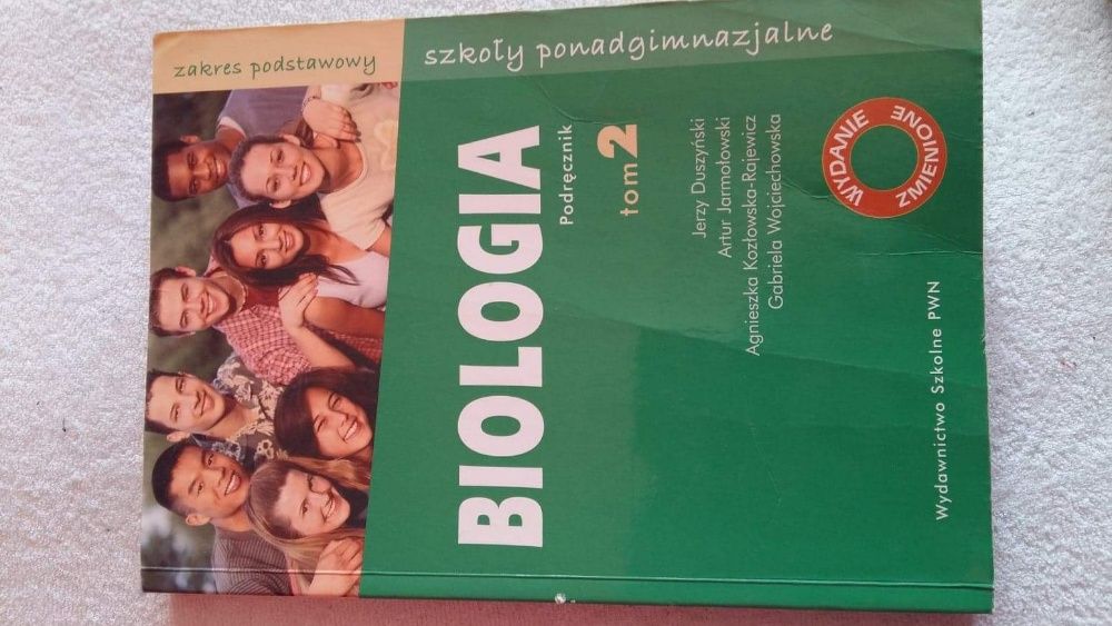 Biologia podręcznik tom 2, Jerzy Duszyński, szkoly ponadgimnazjalne