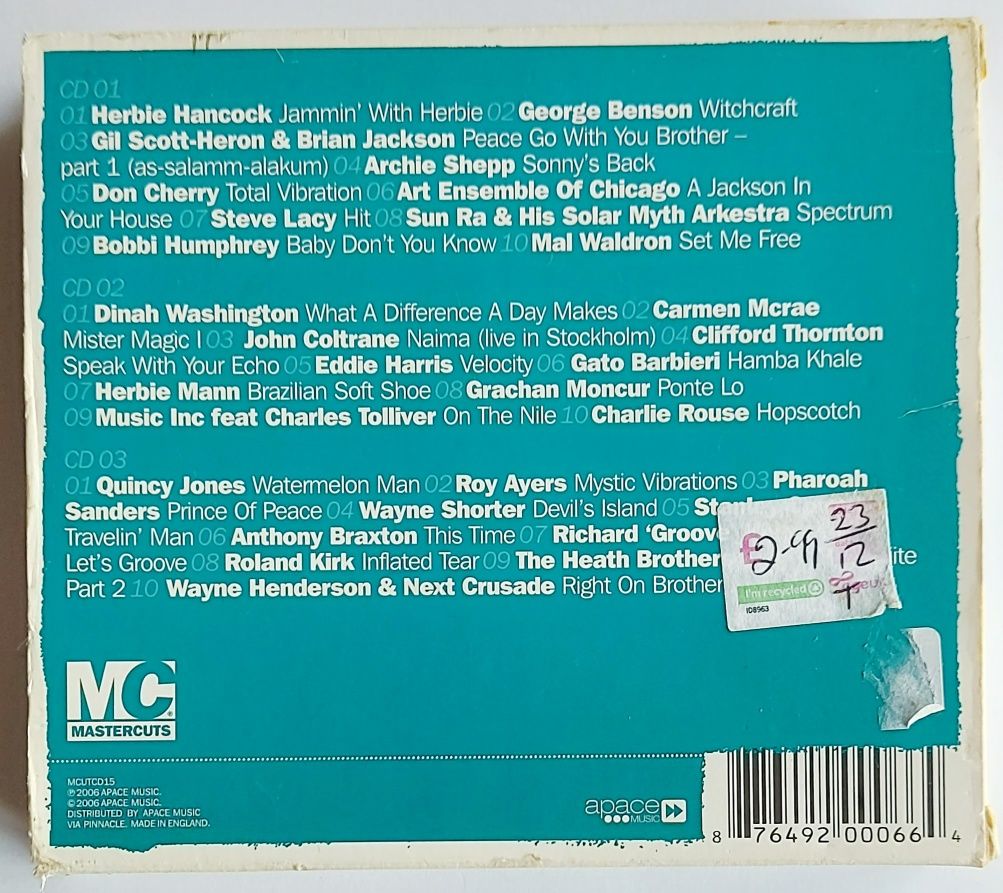 MC Jazz Cafe 3CD 2006r Herbie Hancock John Coltrane George Benson