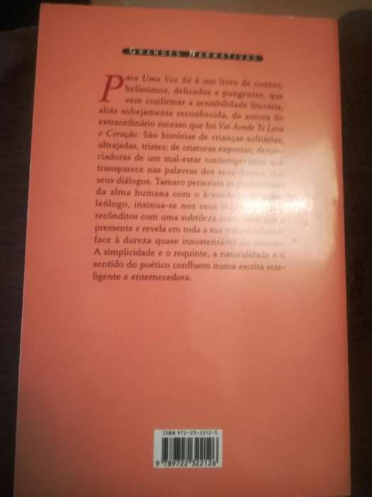 Para uma voz só, de Susanna Tamaro