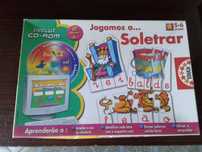 Jogo educativo "Jogando a soletrar" da marca EDUCA. como NOVO!