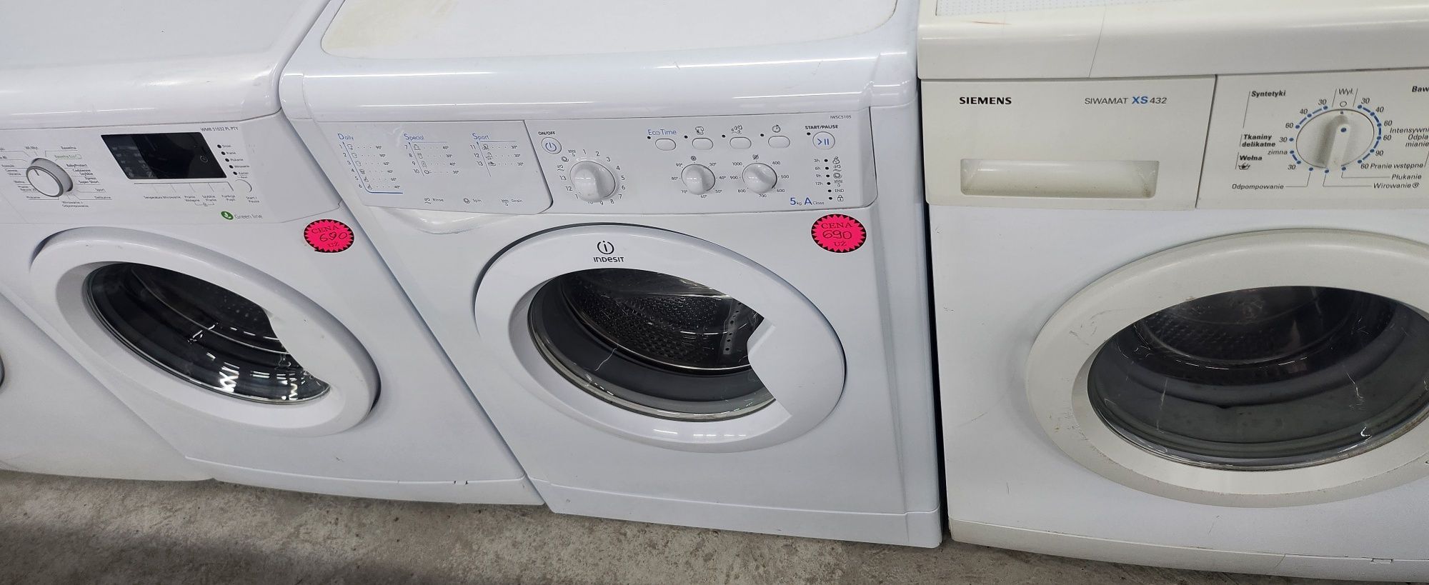 JANKI, ul. WSPÓLNA 6 Pralka Indesit 5kg