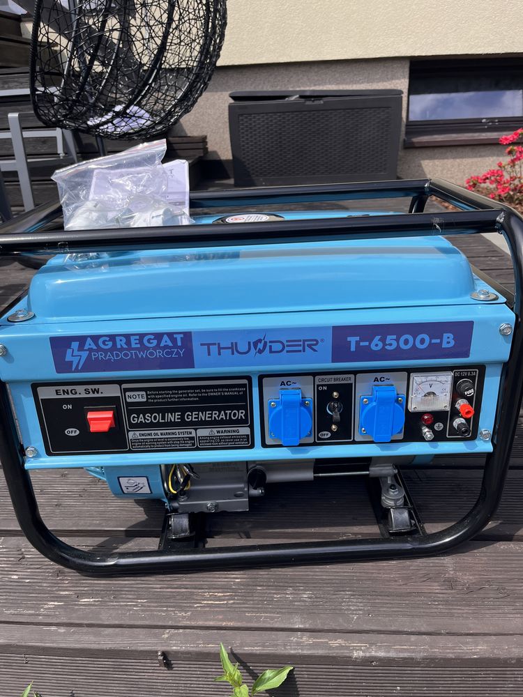 Agregat prądotworczy THUNDER T-6500-B nowy