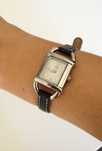 Relógio Pulso Timex Pulseira Pele Preta Senhora