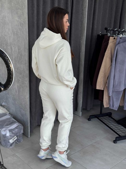 ТЕПЛО! Женский костюм утеплённый с кулиской S-XXL зимний капюшон