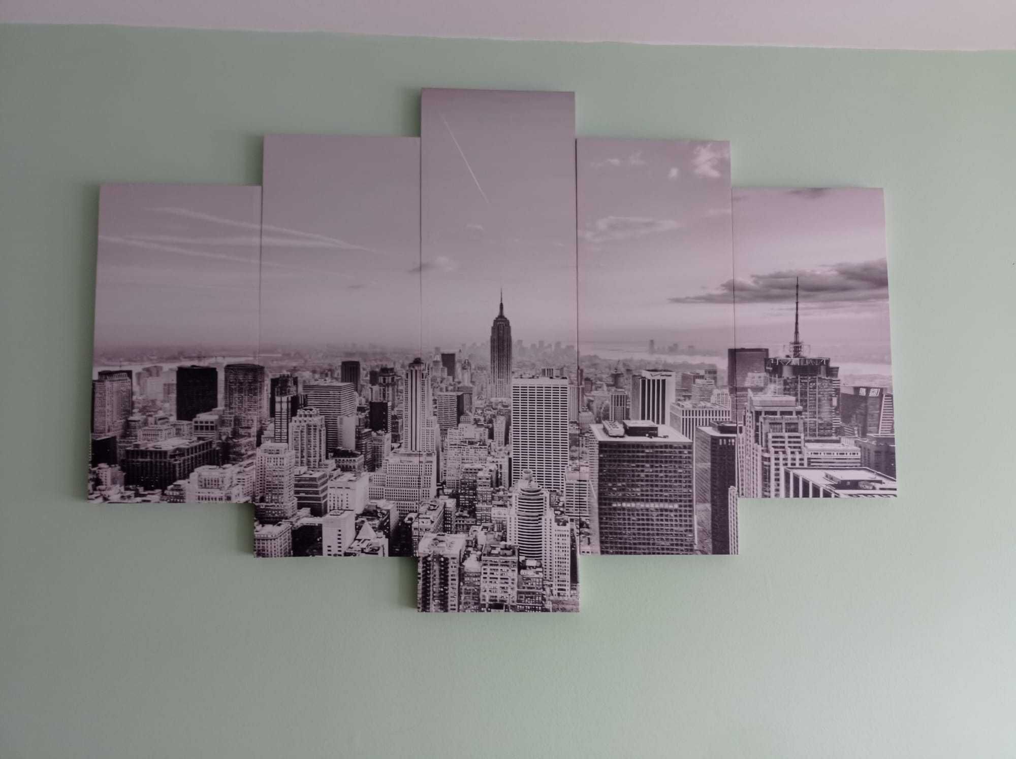 Quadro New York (conjunto de 5 telas)