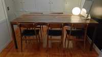 Mesa Vintage (Sala de Jantar ou Sala de Reuniões)