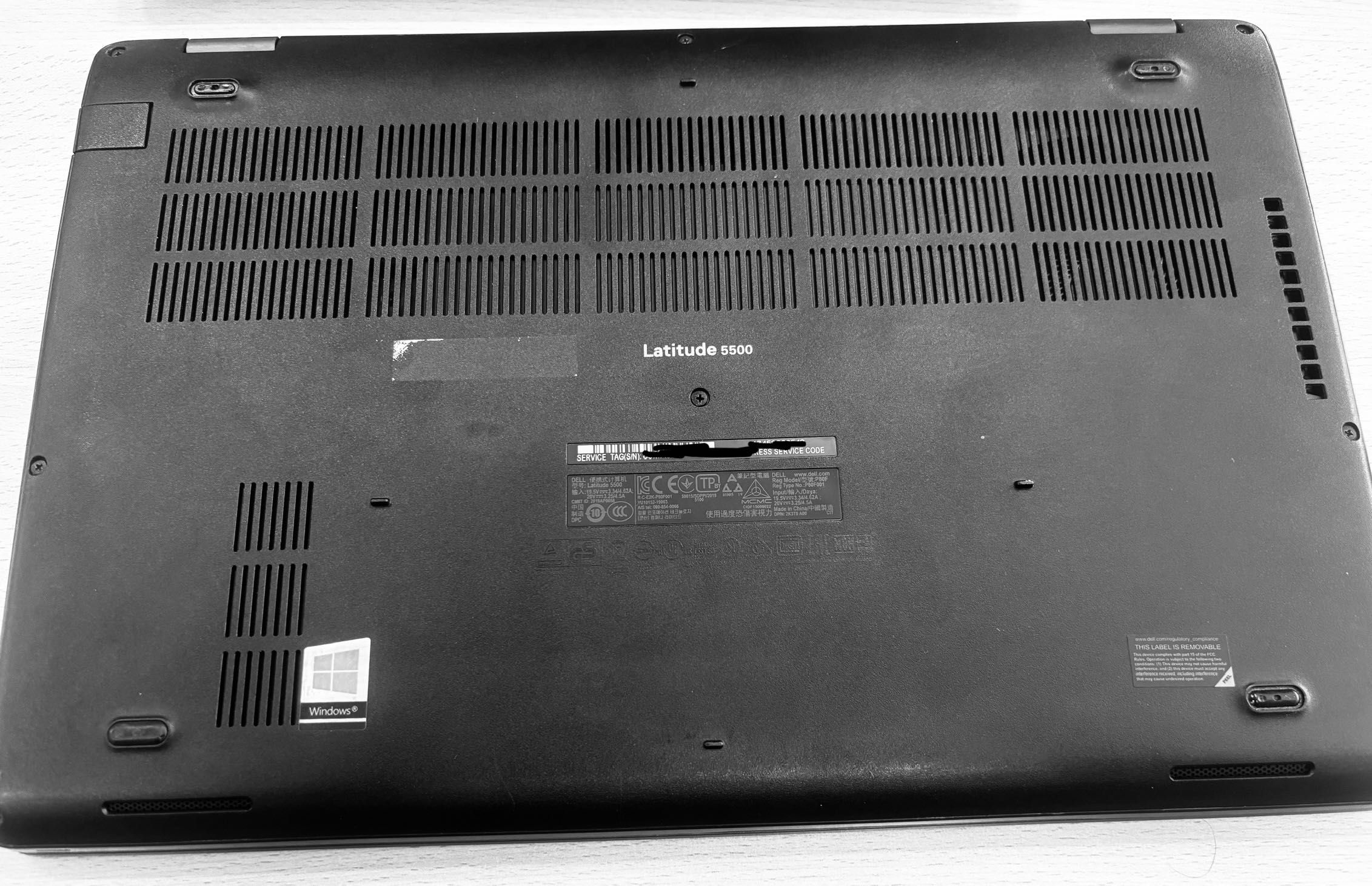 Portátil Dell Latitude 5500