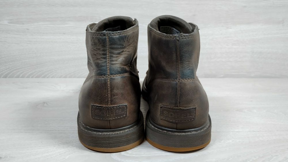 Шкіряні чоловічі демісезонні черевики Sorel Waterproof, розмір 44