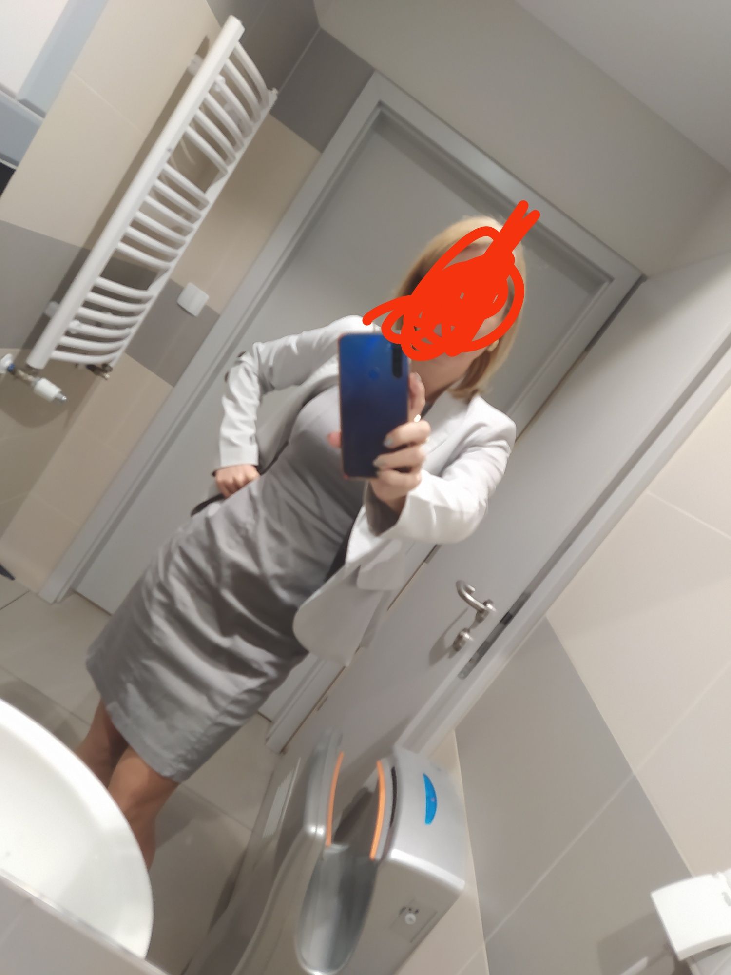 Sukienka kolor szary S