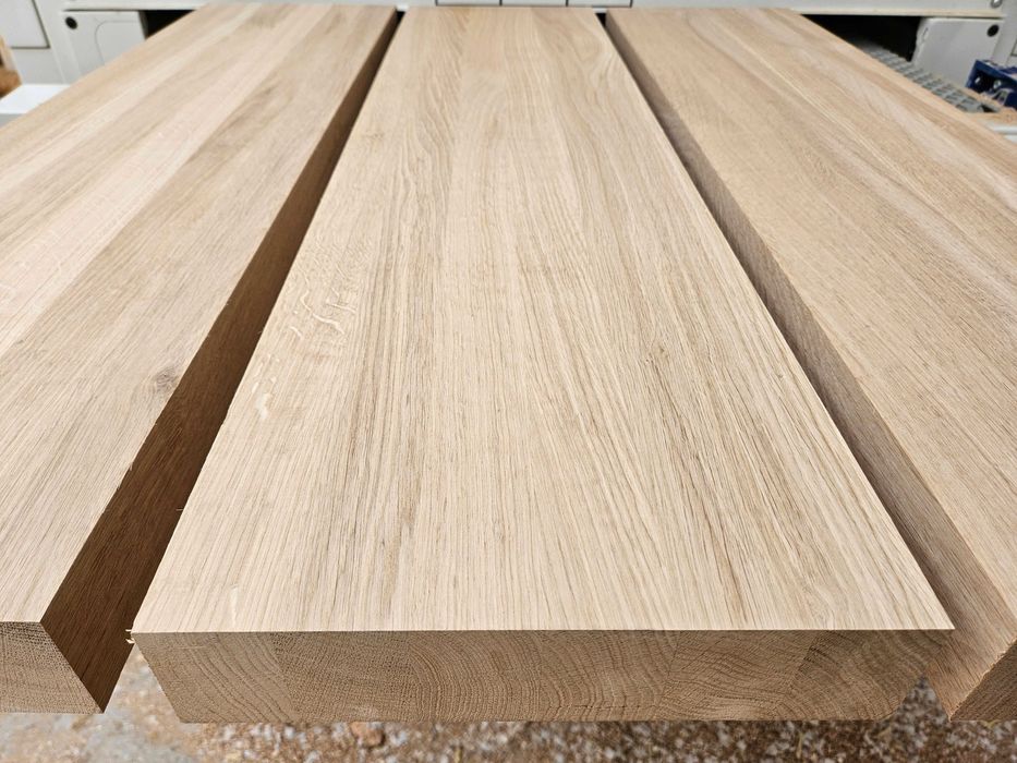 Stopnie dębowe lite grube 6cm, stopnice schodowe Dąb lity schody