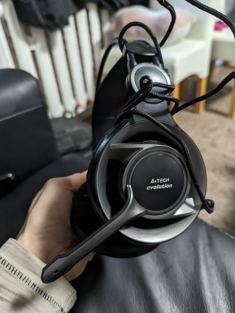 Słuchawki gamingowe komputerowe A4tech Evolution+Pad PC