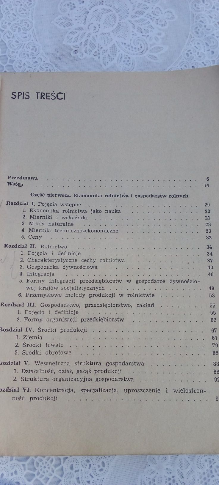 Podstawowe pojęcia w ekonomice rolnictwa
