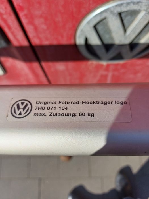 Bagażnik na cztery rowery VW T5