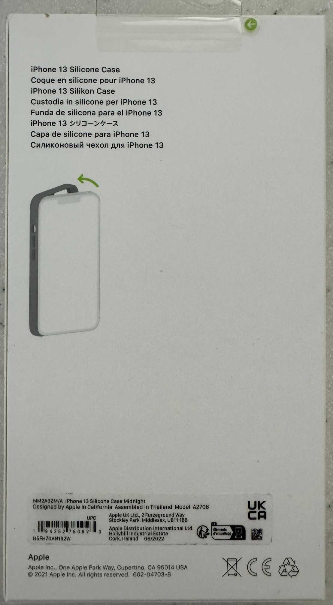 Etui do iPhone 13 Magsafe Silicone MM2A3Z/A nowe