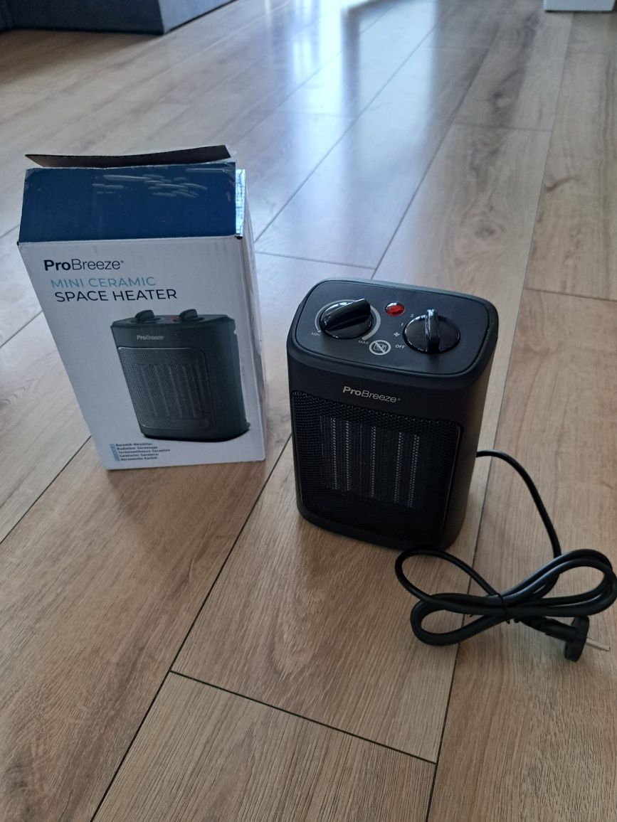 Mini termowentylator elektryczny ProBreeze 2000W czarny