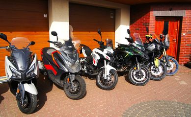 Wypożyczalnia motocykli skuterów Yamaha Benelli Kymco CFmoto NIU