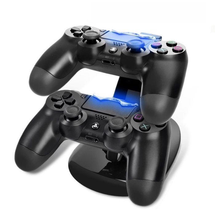 Carregador comando PS4 comandos Playstation 4 base dock LED USB NOVO