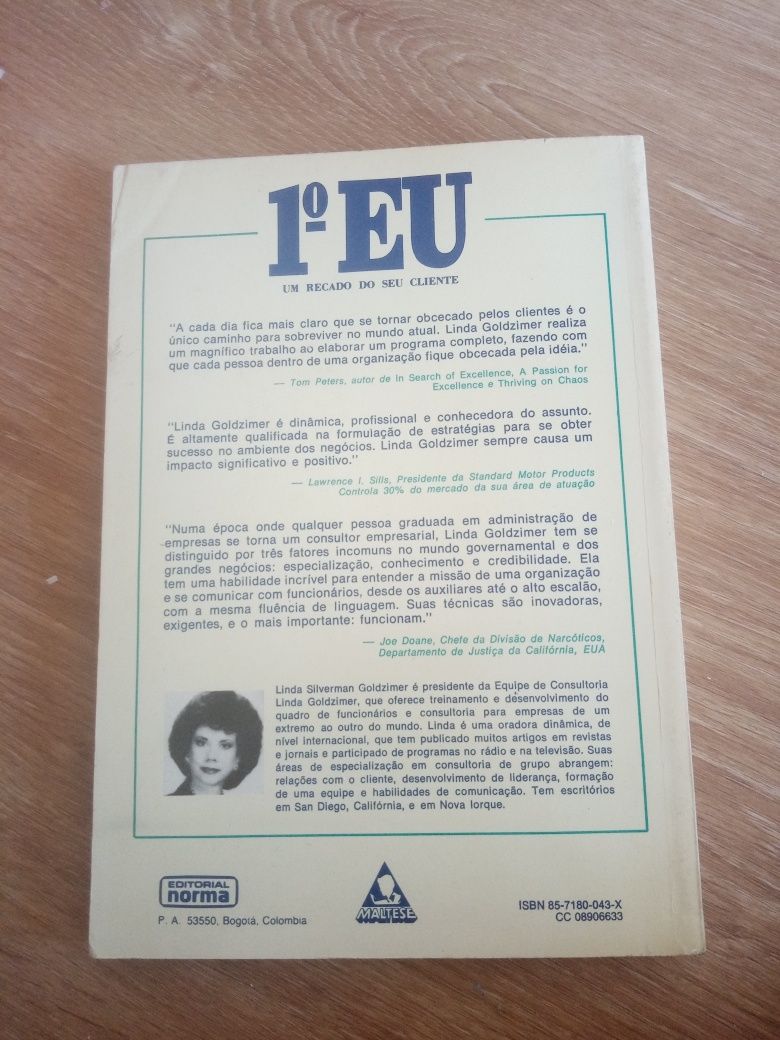 1° Eu um recado do seu cliente de linda Silverman goldzimer