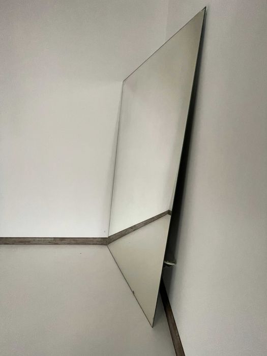 Lustro natynkowe z matą antypara podświetlane LED 120x60 prostokąt