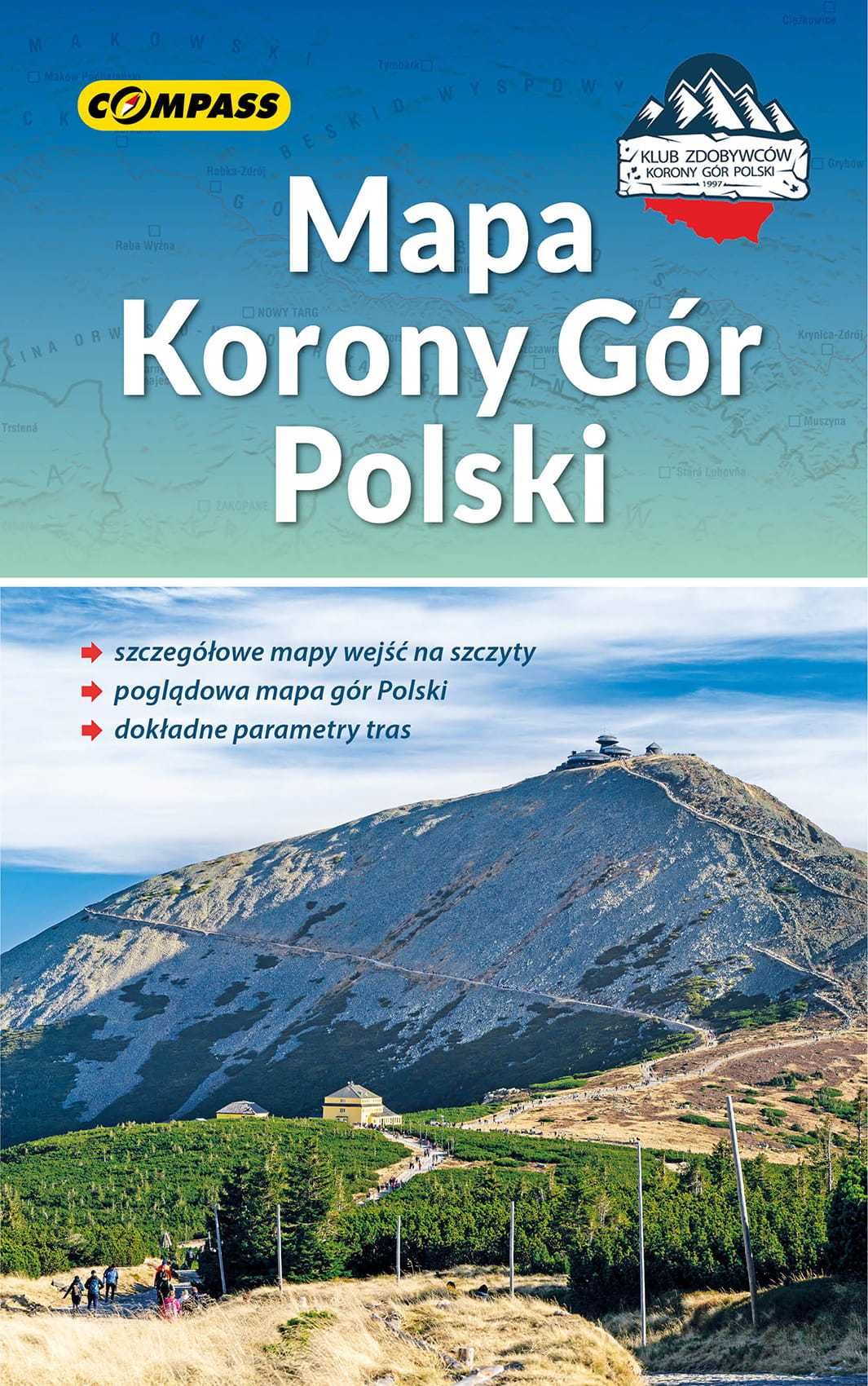 MAPA Korony Korona Gór Polski COMPASS