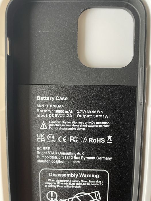 Чехол батарея Iphone 12 Pro