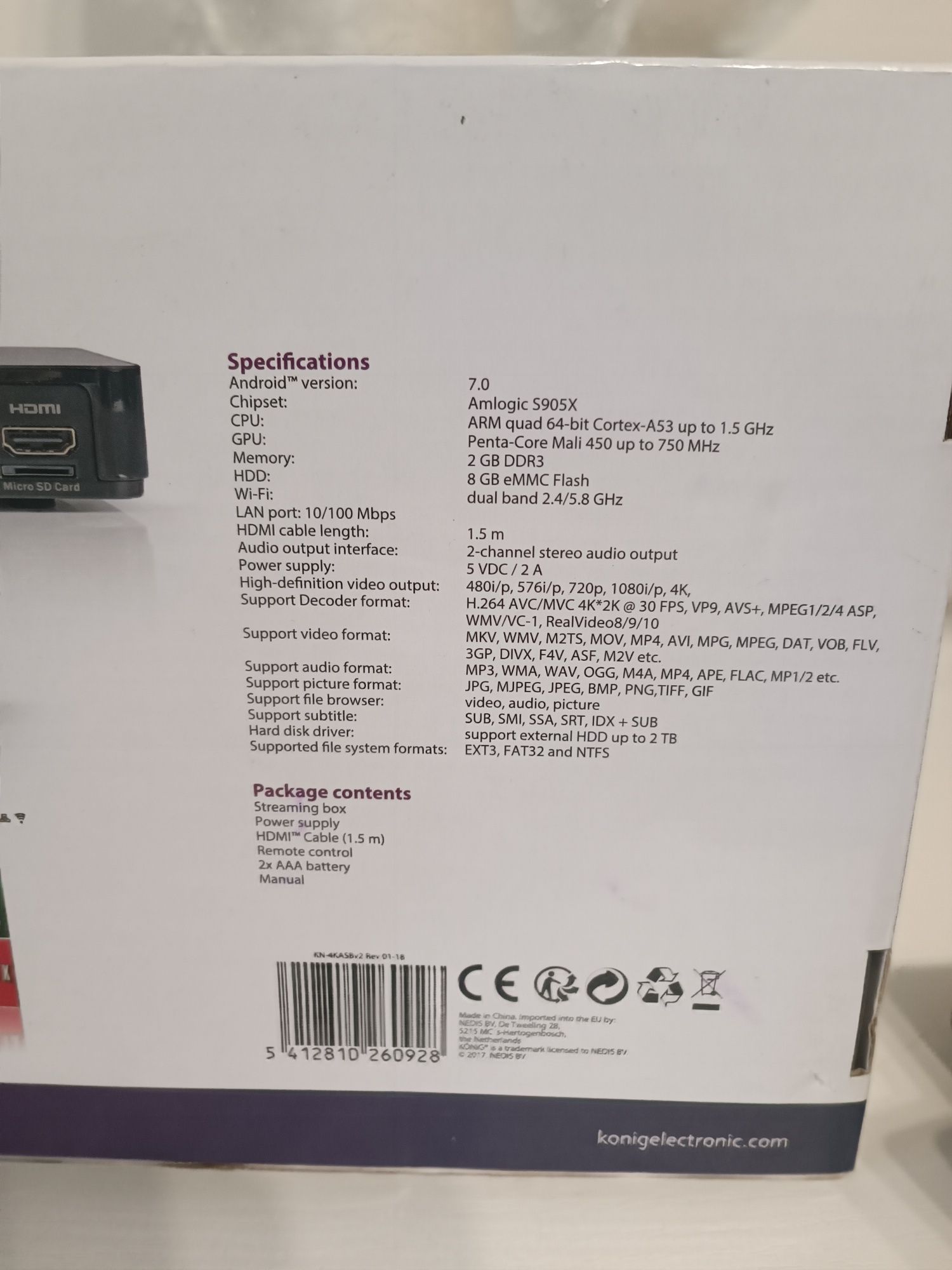 Box IPTV UHD 4k 5G