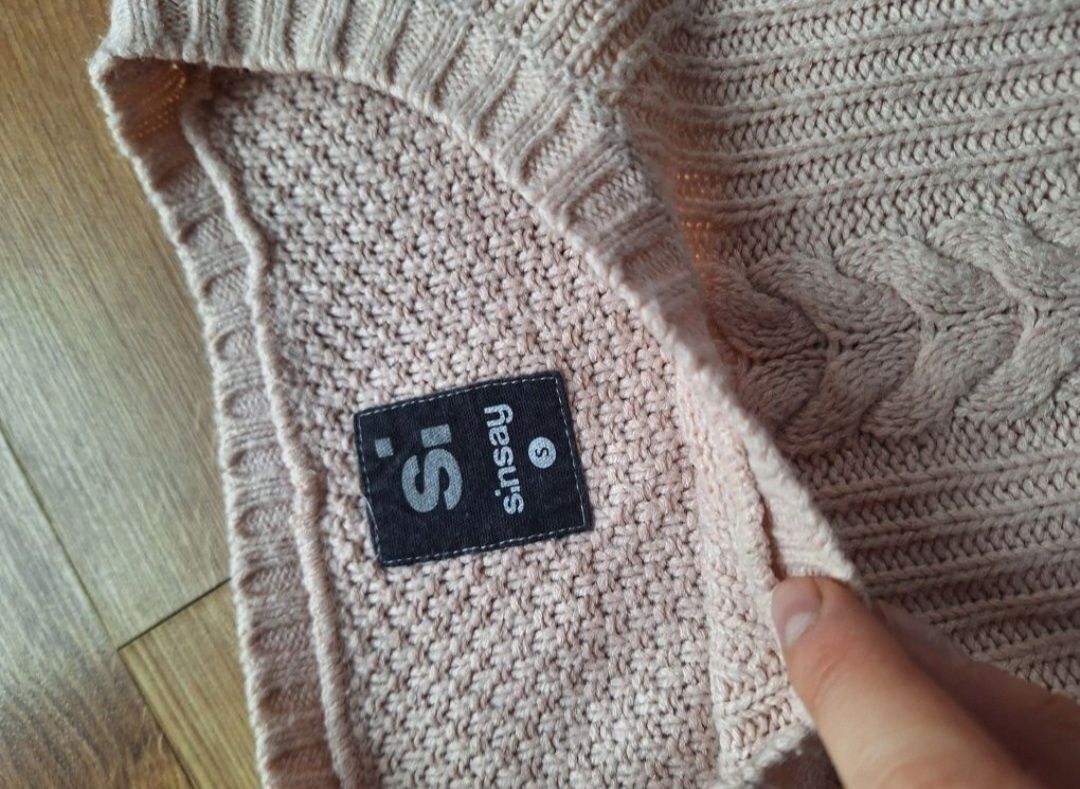 Sweterek sinsay owersize crop top