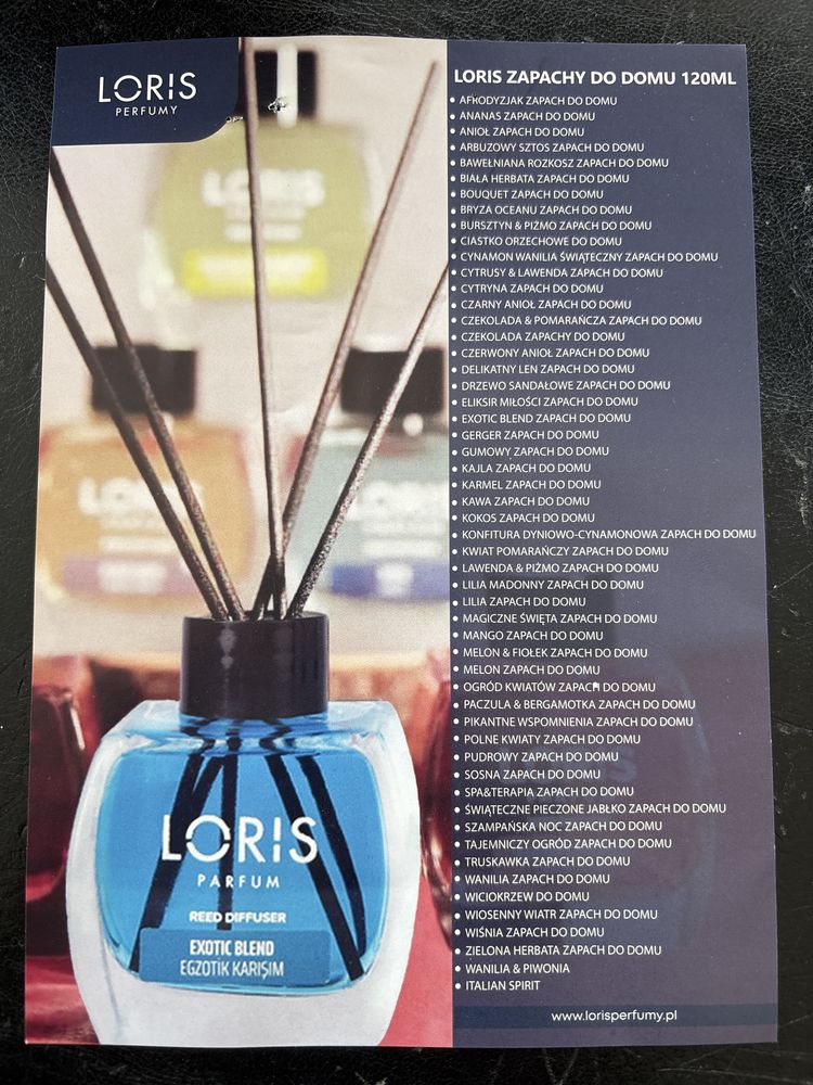 Loris zapach do domu   perfumy