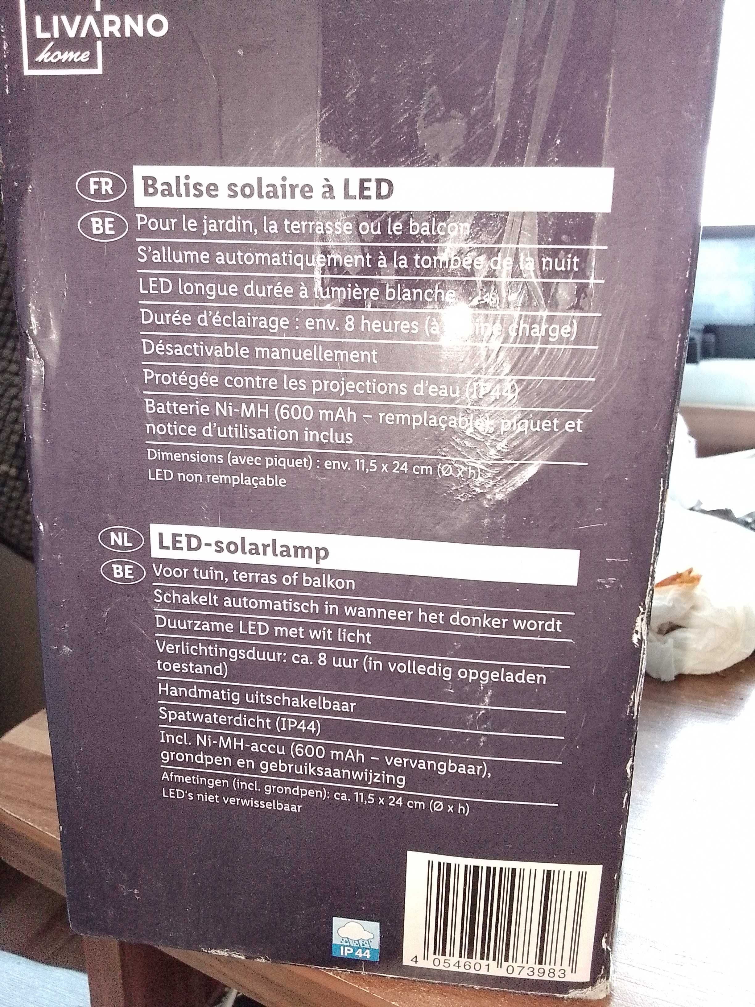 Lampa solarna wbijana LIVARNO HOME 23,5 cm 1 szt.
