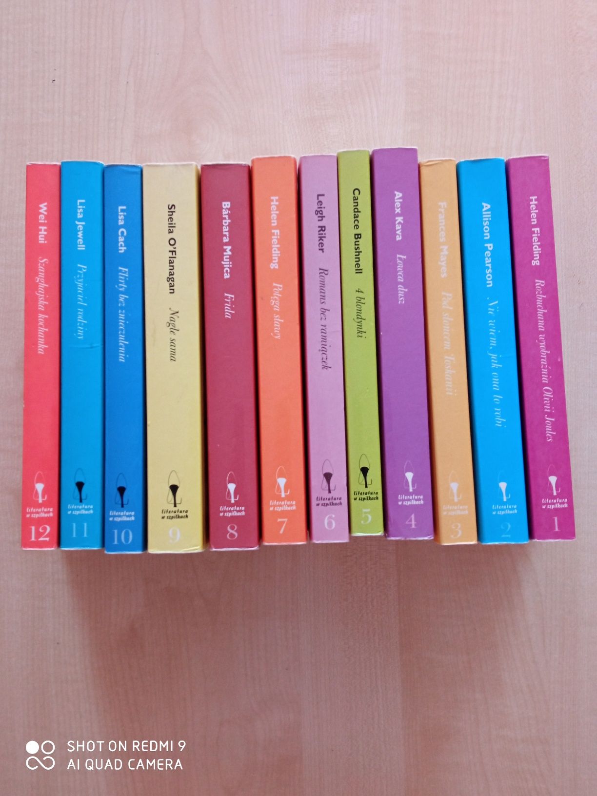 Komplet 12 książek z serii Literatura w szpilkach