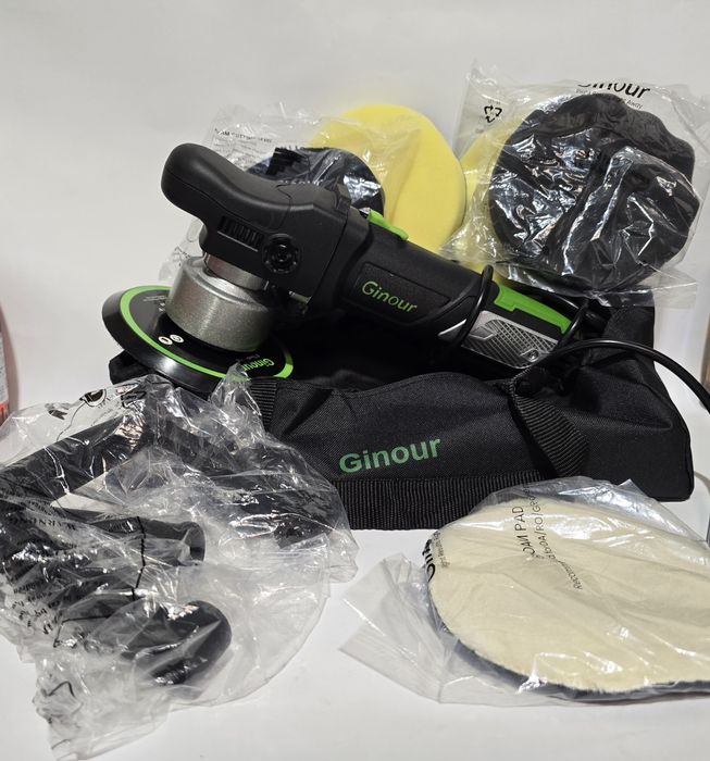 Polerka  Ginour + Cały zestaw padów