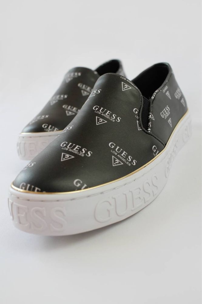 GUESS оригинал! В наличии новые женские слипоны кеды черные 38 41