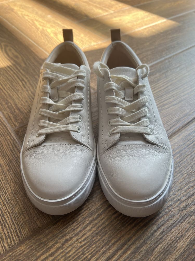 Clarks Sneaker Glove Echo (37р,шкіряні,білі)