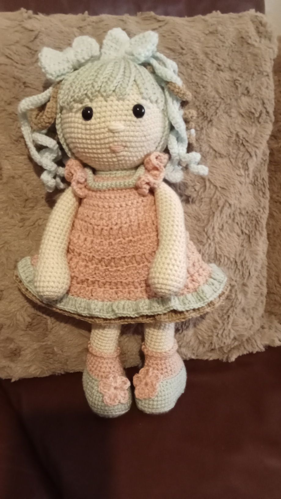 Boneca crochê artesanal