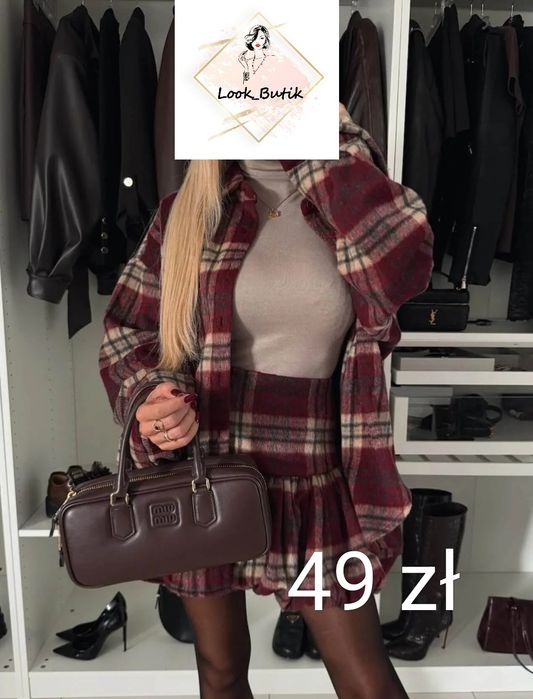 Komplet damski koszula
