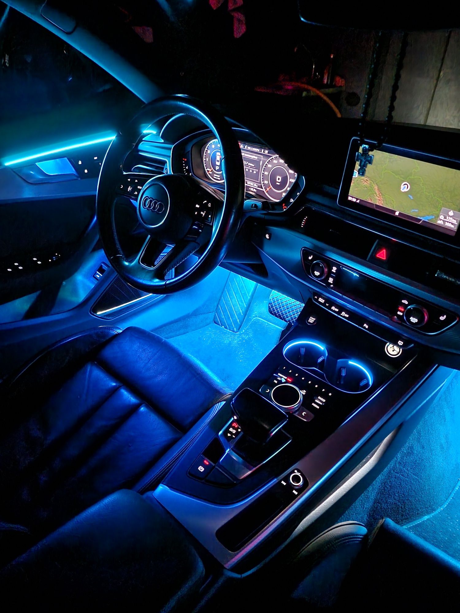 Установка подсветки салона ambient light